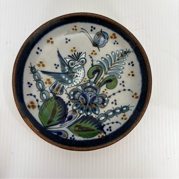Ken Edwards Tonala Blue Bird 5 Salad Plates 6 1/2" El Palomar Mexican Pottery - Picture 6 of 10
